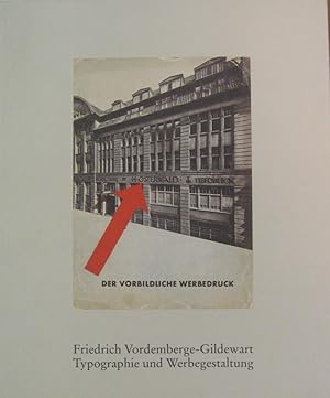 Imagen del vendedor de Typographie kann unter Umstnden Kunst sein . Vordemberge-Gildewart Typographie und Werbegestaltung. Ausstellungskatalog. a la venta por Rotes Antiquariat