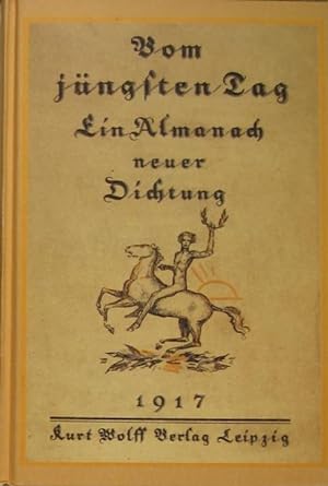 Bild des Verkufers fr Ein Almanach neuer Dichtung. Zweite vernderte Ausgabe. zum Verkauf von Rotes Antiquariat