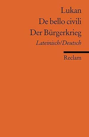 Immagine del venditore per De bello civili /Der Brgerkrieg venduto da BuchWeltWeit Ludwig Meier e.K.