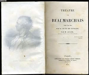 Bild des Verkufers fr THEATRE DE BEAUMARCHAIS prcd d'une notice sur sa vie et ses ouvrages zum Verkauf von Le-Livre