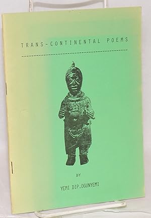 Seller image for Trans-continental poems for sale by Bolerium Books Inc.