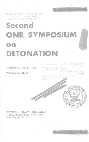 Second ONR Symposium on Detonation