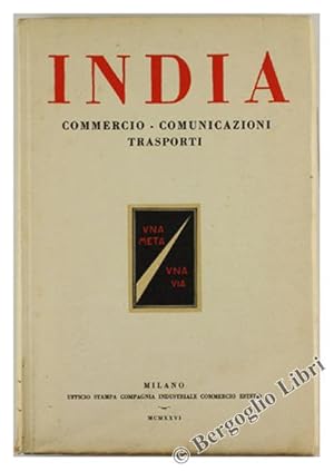 INDIA. Commercio - Comunicazioni - Trasporti.: