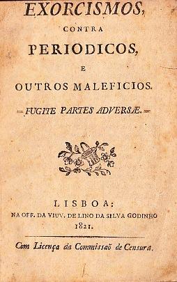 Exorcismos contra periodicos, e outros maleficios.