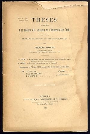 Recherches sur la reproduction des Mucorinées et de quelques autres Thallophytes