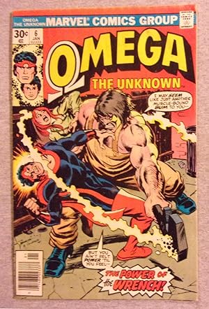 Image du vendeur pour Omega the Unknown, Volume 1, Number 6, January 1977 mis en vente par Book Nook