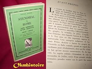 Stendhal à Rome: les débuts d'un consul 1831-1833 .Avec une introduction par Henri Martineau. Orn...