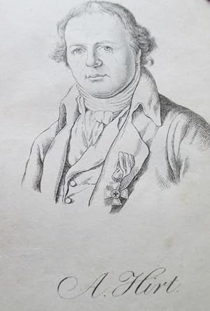 Bild des Verkufers fr Portrt. Original - Umrisskupferstich (anonym), 19,8 x 11 cm, ca. 1820. zum Verkauf von Antiquariat Michael Eschmann