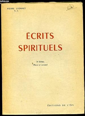 Bild des Verkufers fr ECRITS SPIRITUELS zum Verkauf von Le-Livre