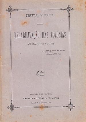 Seller image for Rehabilitao das colnias (apontamentos geraes). for sale by Artes & Letras