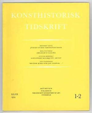 Seller image for Konsthistorisk tidskrift. rg. 43 (1974), hfte 1-2. for sale by Hatt Rare Books ILAB & CINOA