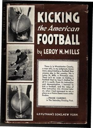 Seller image for Kicking the American Football for sale by Gyre & Gimble