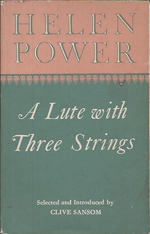 Imagen del vendedor de A Lute with Three Strings a la venta por San Francisco Book Company