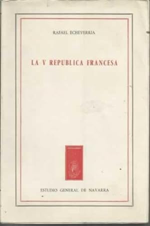 Image du vendeur pour LA V REPUBLICA FRANCESA mis en vente par Librera Cajn Desastre
