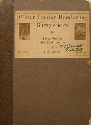 Seller image for Water Colour Rendering Suggestions for sale by Derringer Books, Member ABAA