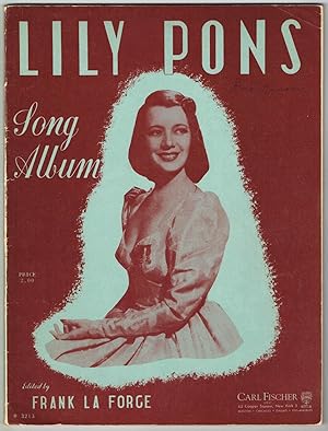 Seller image for LILY PONS SONG ALBUM for sale by SUNSET BOOKS