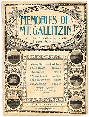 Image du vendeur pour CHAPEL THOUGHTS: Meditation, one of MEMORIES OF MT. GALLITZIN set of Six Characteristic Pieces for the Piano mis en vente par SUNSET BOOKS