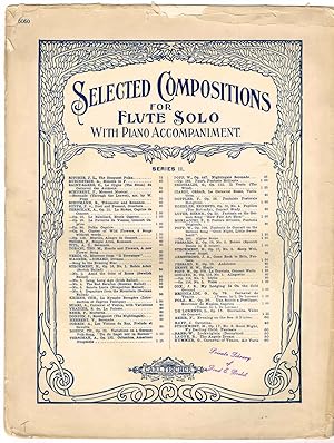 Seller image for DECOY BIRD (Lockvglein): Flute SOLO (Selected Compositions for Flute Solo With Piano Accompaniment series II) Superior Edition 6060 for sale by SUNSET BOOKS