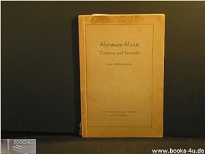 Imagen del vendedor de Hermann Hesse. Dichtung und Gedanke. a la venta por Antiquariat-Fischer - Preise inkl. MWST