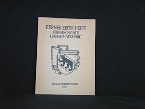 Bild des Verkufers fr Berner Zeitschrift fr Geschichte und Heimatkunde 1953/4 Sichtbare Geschichte zum Verkauf von Antiquariat-Fischer - Preise inkl. MWST