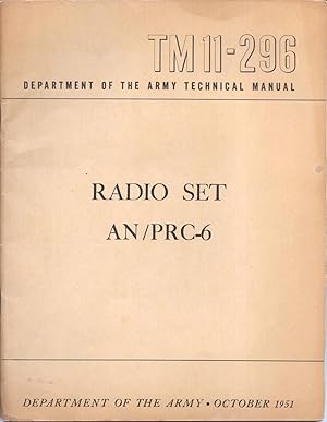 TMI 11-296 Radio Set AN/PRC-6