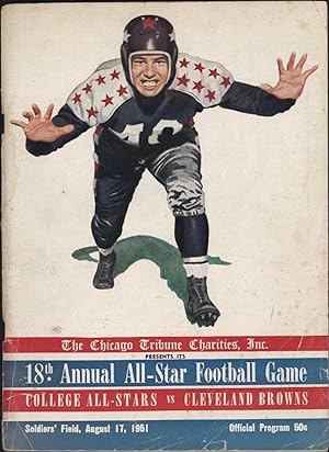 18th Annual All-star Football Game Official Program (1951)