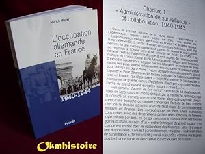L'Occupation Allemande En France. 1940 - 1944