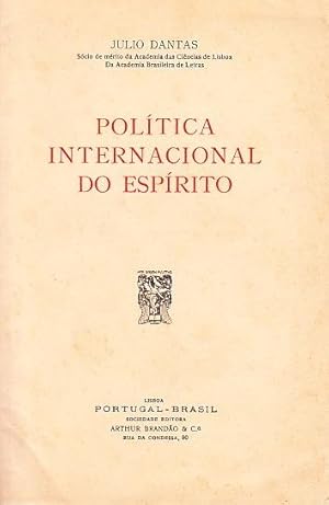 Seller image for Poltica internacional do esprito. for sale by Artes & Letras