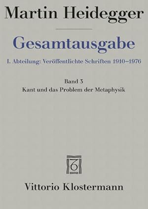 Imagen del vendedor de Kant und das Problem der Metaphysik a la venta por BuchWeltWeit Ludwig Meier e.K.