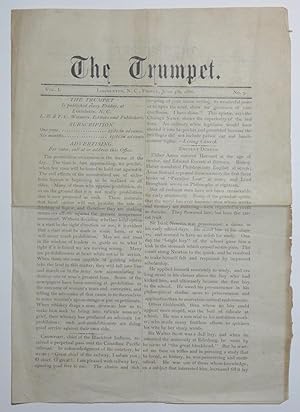 THE TRUMPET. Vol. I, no. 9. June 4th, 1886. [Newspaper]