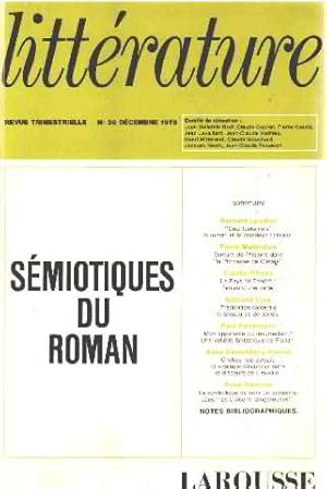 Semiotiques du roman