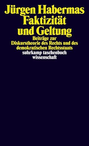 Image du vendeur pour Faktizitt und Geltung mis en vente par BuchWeltWeit Ludwig Meier e.K.