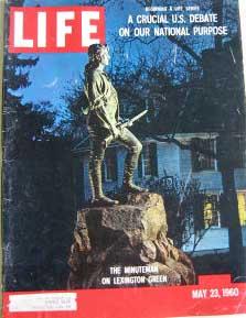 Seller image for Life Magazine May 23, 1960 -- Cover: Minuteman Statue for sale by Moneyblows Books & Music