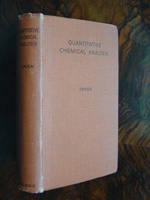 Imagen del vendedor de Quantitative Chemical Analysis and Inorganic Preparations. Revised by A. B. Crawford. Two parts in one volume. a la venta por Antiquariat Tarter, Einzelunternehmen,