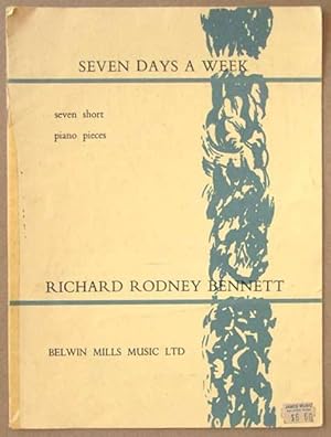 Imagen del vendedor de Seven Days a Week : Seven Short Piano Pieces. a la venta por Lost and Found Books