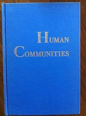 Image du vendeur pour Human Communities: The City and Human Ecology mis en vente par Epilonian Books