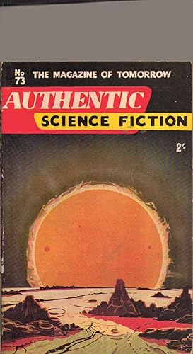 Bild des Verkufers fr Authentic Science Fiction Monthly magazine. Number 73. September 1956 zum Verkauf von SAVERY BOOKS