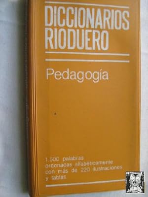 DICCIONARIOS RIODUERO. PEDAGOGÍA