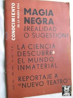 CONOCIMIENTO DE LA NUEVA ERA. Nº 331. 1965. Magia negra