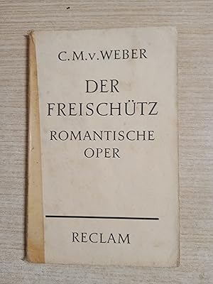 Seller image for Der freischutz. Romantische oper for sale by Gibbon Libreria