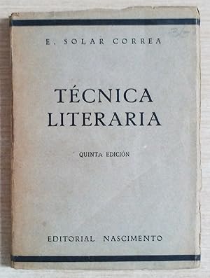Immagine del venditore per Tecnica literaria venduto da Gibbon Libreria