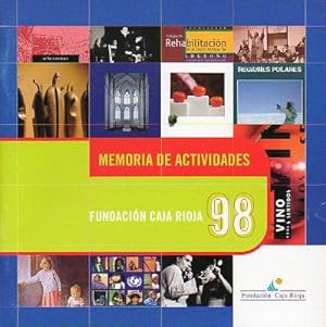 Seller image for MEMORIA DE ACTIVIDADES. 98. for sale by angeles sancha libros