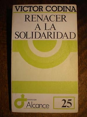 Renacer a la solidaridad