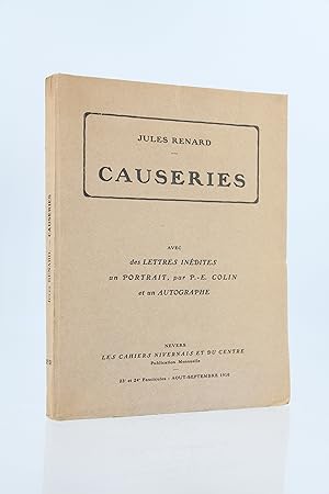 Seller image for Causeries for sale by Librairie Le Feu Follet