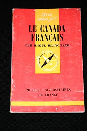 Imagen del vendedor de LE CANADA FRANCAIS a la venta por Librairie RAIMOND