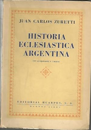 Image du vendeur pour HISTORIA ECLESIASTICA ARGENTINA. mis en vente par Librera Javier Fernndez