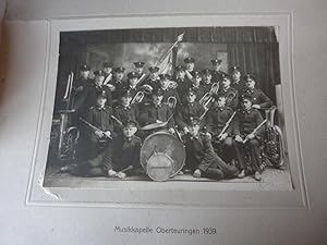 Fotografia Tedesca "MUSIKKAPPELLE OBERTURINGEN 1939" Fotografo R. SCHIFER