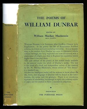 Bild des Verkufers fr The Poems of William Dunbar zum Verkauf von Little Stour Books PBFA Member