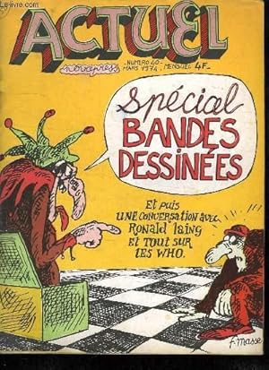 Seller image for ACTUEL N 40. SOMMAIRE: BANDES DESSINEES. CALENDRIER . CINEMA. LIVRES. ANTRETIEN AVEC LAID. for sale by Le-Livre