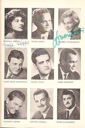 AUTOGRAPHED TEATRO COLON Opera program, Buenos Aires, 1966 (Tristan e Isolda - Wagner) (Tristan a...